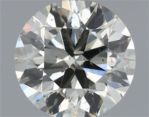 Picture of Natural Diamond 0.70 Carats, Round with Excellent Cut, J Color, SI2 Clarity and Certified by IGI
