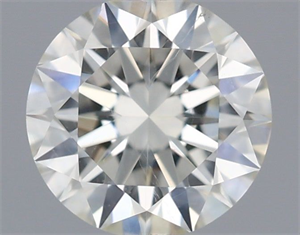 Picture of Natural Diamond 0.43 Carats, Round with Excellent Cut, I Color, SI1 Clarity and Certified by IGI
