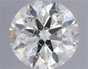 Foto Diamante Natural 0.71 quilates, Redondo , Color J, claridad SI2 y certificado IGI de