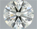 Natural Diamond 0.72 Carats, Round with Excellent Cut, K Color, VS1 Clarity and Certified by IGI