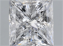 Natural Diamond 2.00 Carats, Princess with  Cut, G Color, I1 Clarity and Certified by IGI