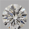 Natural Diamond 0.95 Carats, Round with Excellent Cut, H Color, VS1 Clarity and Certified by GIA