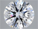Lab Grown Diamond 6.57 Carats, Round with Ideal Cut, E Color, VS1 Clarity and Certified by IGI