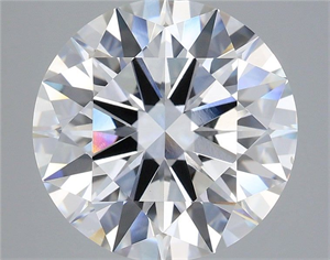 Picture of Lab Grown Diamond 6.57 Carats, Round with Ideal Cut, E Color, VS1 Clarity and Certified by IGI
