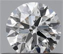 Natural Diamond 0.40 Carats, Round with Excellent Cut, G Color, VS2 Clarity and Certified by IGI