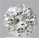 Natural Diamond 1.00 Carats, Round with Very Good Cut, J Color, I1 Clarity and Certified by GIA