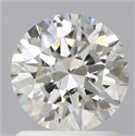 Natural Diamond 1.00 Carats, Round with Excellent Cut, J Color, I1 Clarity and Certified by GIA