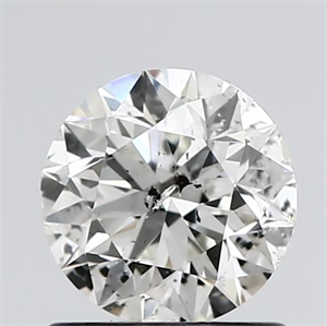 Foto Diamante Natural 1.01 quilates, Redondo , Color J, claridad I1 y certificado GIA de