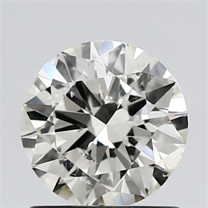 Foto Diamante Natural 1.02 quilates, Redondo , Color L, claridad I1 y certificado GIA de