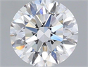Diamante Natural 0.71 quilates, Redondo , Color D, claridad IF y certificado IGI