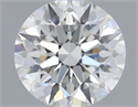 Natural Diamond 0.51 Carats, Round with Excellent Cut, H Color, VS2 Clarity and Certified by GIA