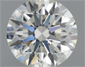 Diamante Natural 0.60 quilates, Redondo , Color J, claridad SI1 y certificado GIA