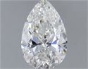 Natural Diamond 0.50 Carats, Pear with  Cut, F Color, VS2 Clarity and Certified by GIA