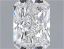 Natural Diamond 0.53 Carats, Radiant with  Cut, E Color, VVS1 Clarity and Certified by GIA