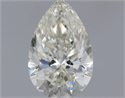 Natural Diamond 0.50 Carats, Pear with  Cut, J Color, VS2 Clarity and Certified by GIA