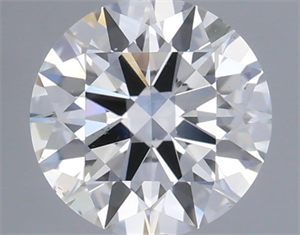 Picture of Natural Diamond 0.51 Carats, Round with Excellent Cut, H Color, VS2 Clarity and Certified by GIA