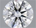 Natural Diamond 0.51 Carats, Round with Excellent Cut, H Color, VS2 Clarity and Certified by GIA