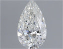 Natural Diamond 0.52 Carats, Pear with  Cut, H Color, SI2 Clarity and Certified by GIA