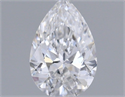Natural Diamond 0.50 Carats, Pear with  Cut, D Color, VS1 Clarity and Certified by GIA