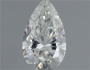 Picture of Natural Diamond 0.50 Carats, Pear with  Cut, F Color, SI1 Clarity and Certified by GIA