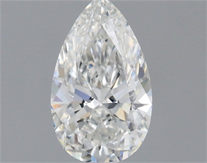 Picture of Natural Diamond 0.63 Carats, Pear with  Cut, G Color, VS2 Clarity and Certified by GIA