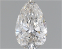Natural Diamond 0.56 Carats, Pear with  Cut, H Color, SI2 Clarity and Certified by GIA