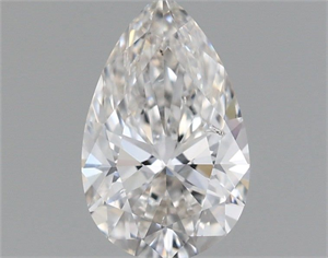 Picture of Natural Diamond 0.56 Carats, Pear with  Cut, H Color, SI2 Clarity and Certified by GIA