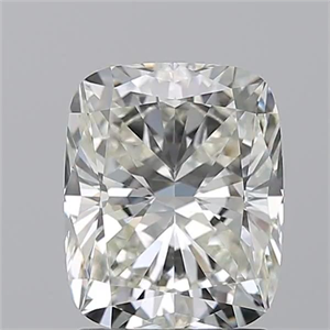 Foto Diamante Natural 2.01 quilates, Del cojín , Color J, claridad VVS2 y certificado GIA de