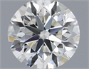 Natural Diamond 0.70 Carats, Round with Very Good Cut, J Color, VVS1 Clarity and Certified by GIA