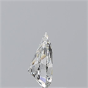 Natural Diamond 0.53 Carats, Pear with  Cut, G Color, IF Clarity and Certified by IGI