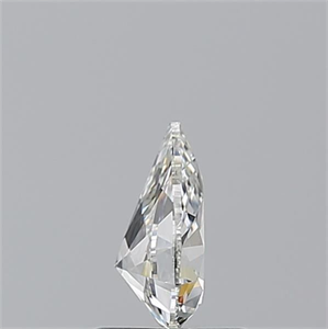 Picture of Natural Diamond 0.70 Carats, Pear with  Cut, G Color, VVS1 Clarity and Certified by IGI