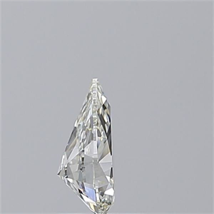 Picture of Natural Diamond 0.71 Carats, Pear with  Cut, H Color, IF Clarity and Certified by IGI