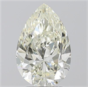 Natural Diamond 2.50 Carats, Pear with  Cut, I Color, VS2 Clarity and Certified by IGI