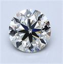 Diamante Natural 1.50 quilates, Redondo , Color K, claridad VVS2 y certificado GIA