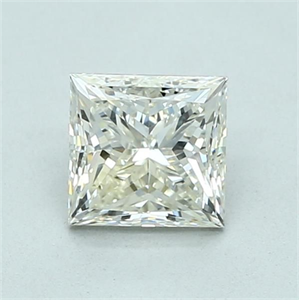 Picture of Natural Diamond 1.01 Carats, Princess with  Cut, K Color, VVS2 Clarity and Certified by GIA
