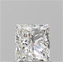 Natural Diamond 0.90 Carats, Princess with  Cut, I Color, VVS1 Clarity and Certified by GIA