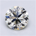 Diamante Natural 1.55 quilates, Redondo , Color L, claridad VVS1 y certificado GIA