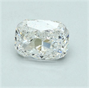 Diamante Natural 1.01 quilates, Del cojín , Color G, claridad VVS1 y certificado GIA