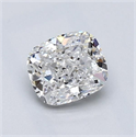Diamante Natural 1.02 quilates, Del cojín , Color E, claridad VVS2 y certificado GIA