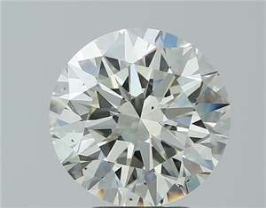 Foto Diamante Natural 4.07 quilates, Redondo , Color M, claridad VS2 y certificado GIA de