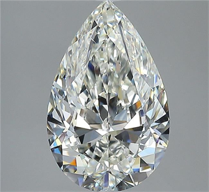 Picture of Natural Diamond 3.01 Carats, Pear with  Cut, J Color, SI2 Clarity and Certified by GIA