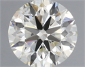 Natural Diamond 0.50 Carats, Round with Excellent Cut, H Color, SI1 Clarity and Certified by IGI