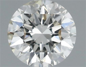 Picture of Natural Diamond 0.40 Carats, Round with Excellent Cut, I Color, SI2 Clarity and Certified by IGI