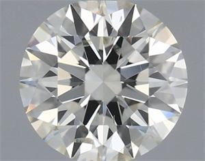 Picture of Natural Diamond 0.40 Carats, Round with Excellent Cut, I Color, SI2 Clarity and Certified by IGI