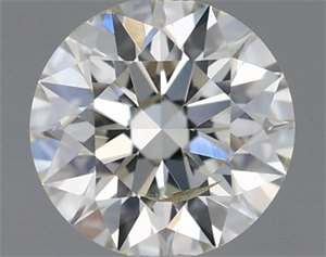 Picture of Natural Diamond 0.40 Carats, Round with Excellent Cut, I Color, SI2 Clarity and Certified by IGI