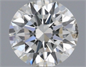 Natural Diamond 0.41 Carats, Round with Excellent Cut, I Color, SI1 Clarity and Certified by IGI