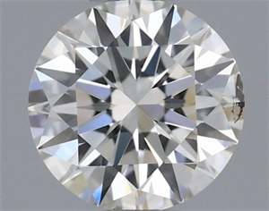 Picture of Natural Diamond 0.41 Carats, Round with Excellent Cut, I Color, SI1 Clarity and Certified by IGI