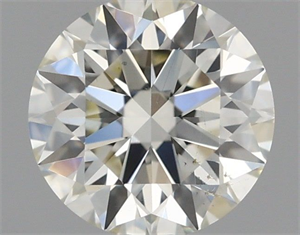 Picture of Natural Diamond 0.71 Carats, Round with Excellent Cut, J Color, SI1 Clarity and Certified by IGI