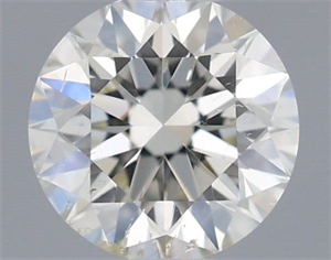 Picture of Natural Diamond 0.40 Carats, Round with Excellent Cut, I Color, SI1 Clarity and Certified by IGI