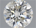Natural Diamond 0.40 Carats, Round with Excellent Cut, I Color, SI2 Clarity and Certified by IGI